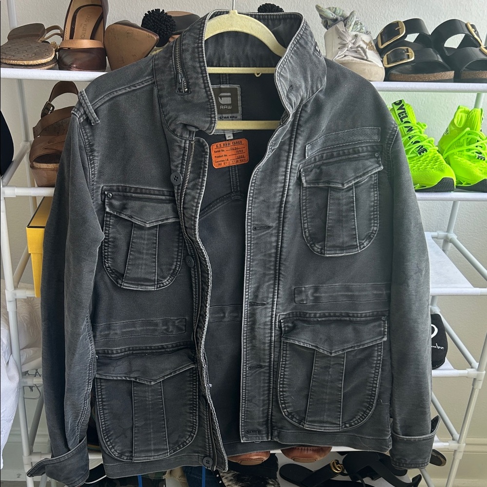 G-Star Charcoal Military Field Jacket
